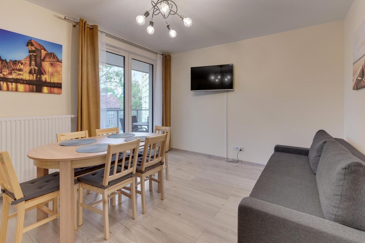 Gdansk Centrum - Apartament 3 - Pokojowy Z Duzym Tarasem Kültér fotó