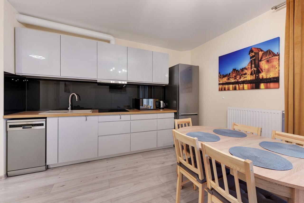 Gdansk Centrum - Apartament 3 - Pokojowy Z Duzym Tarasem Kültér fotó