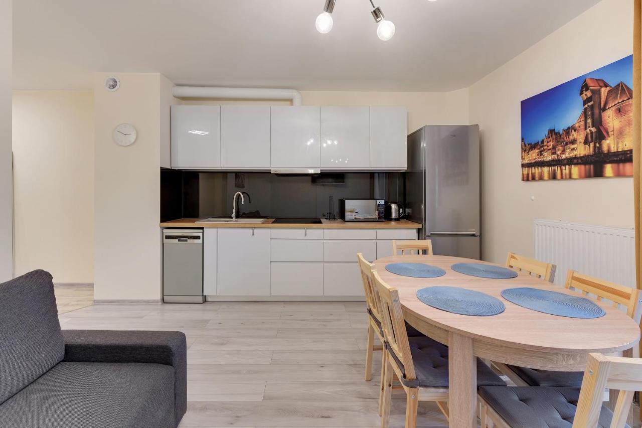 Gdansk Centrum - Apartament 3 - Pokojowy Z Duzym Tarasem Kültér fotó