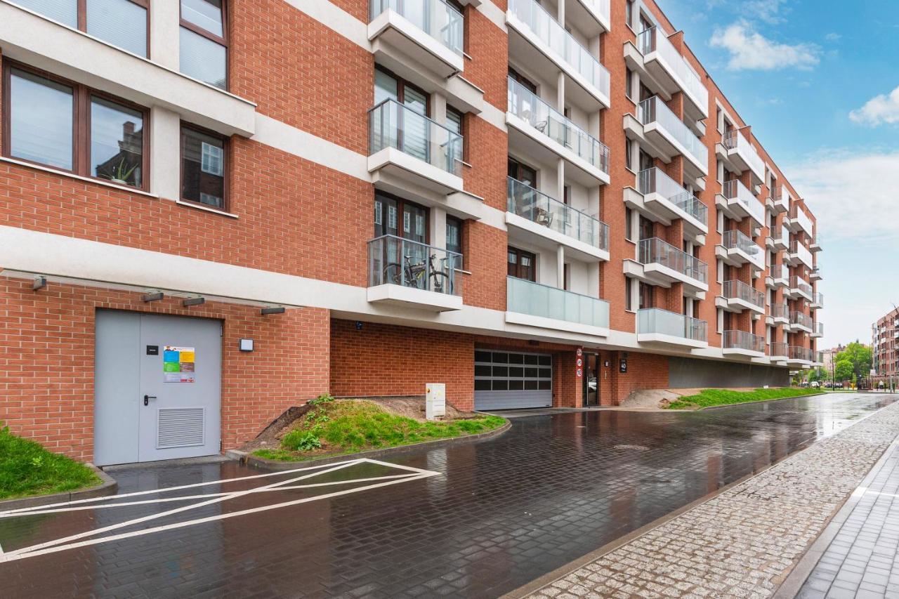 Gdansk Centrum - Apartament 3 - Pokojowy Z Duzym Tarasem Kültér fotó