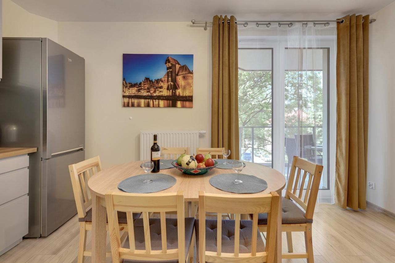 Gdansk Centrum - Apartament 3 - Pokojowy Z Duzym Tarasem Kültér fotó