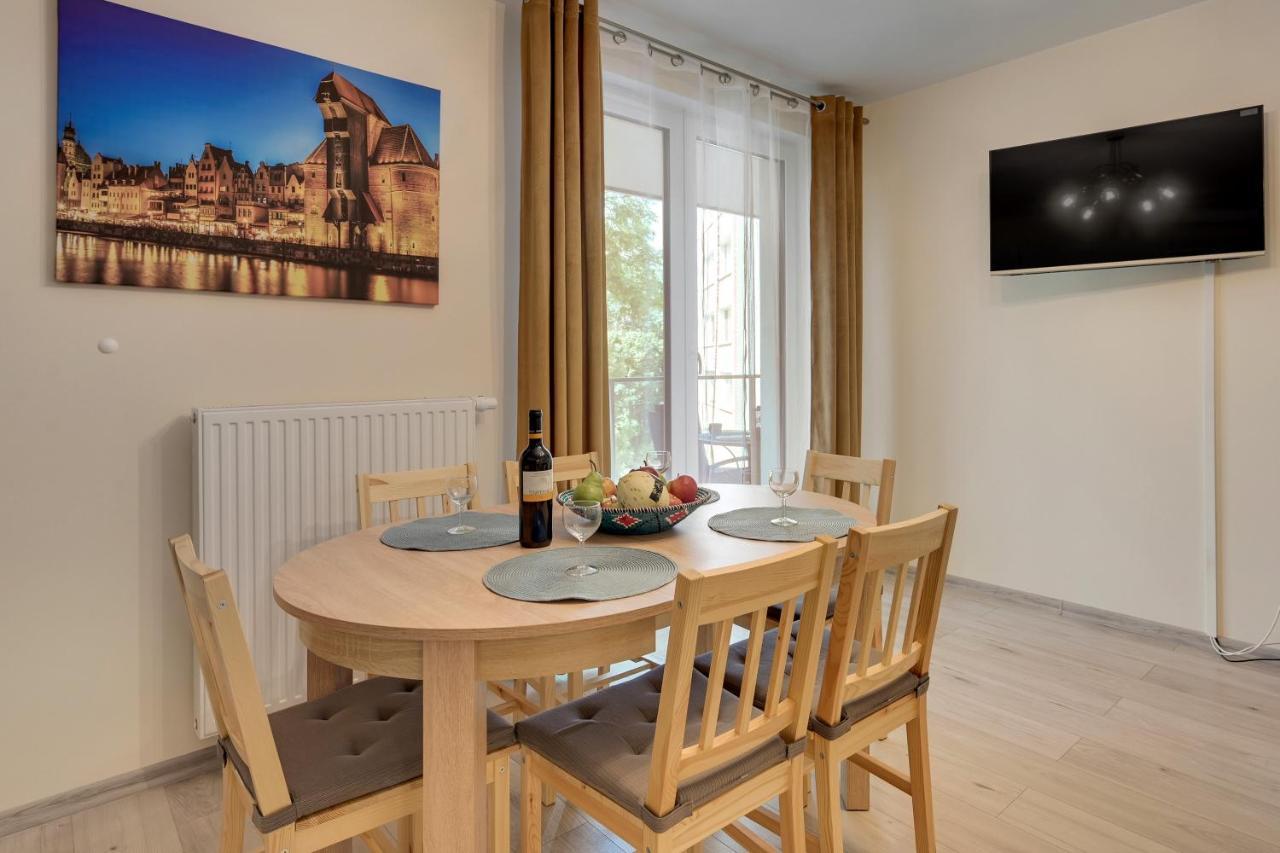 Gdansk Centrum - Apartament 3 - Pokojowy Z Duzym Tarasem Kültér fotó